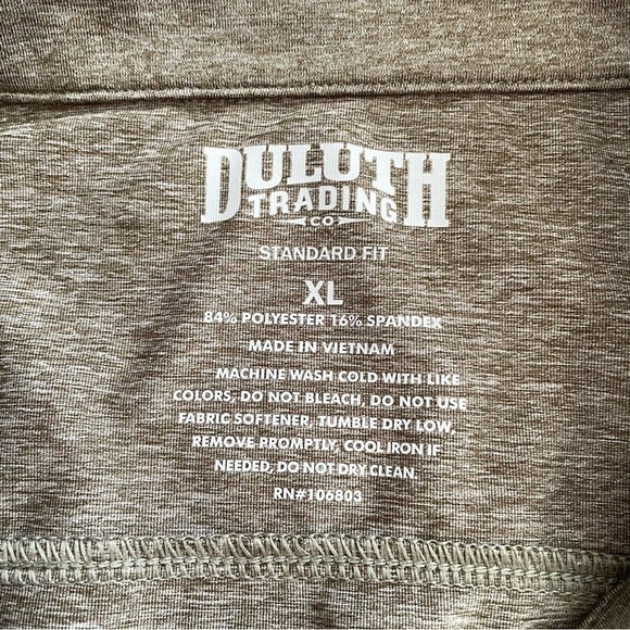 Duluth Trading Green Short Sleeve Pressure Cooker Standard Fit Polo with Pocket - Picture 4 of 8